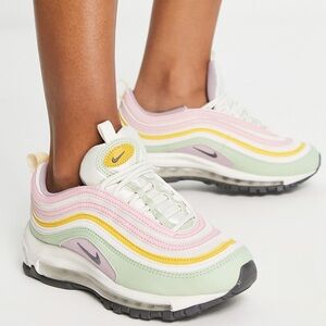 NWOT Nike Air Max 97 Athletic Shoes Sneakers Pastel Multicolor Women's 8.5 8-1/2